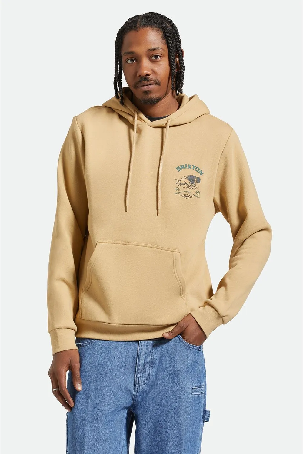 Brixton Charging Buffalo Hood Sand