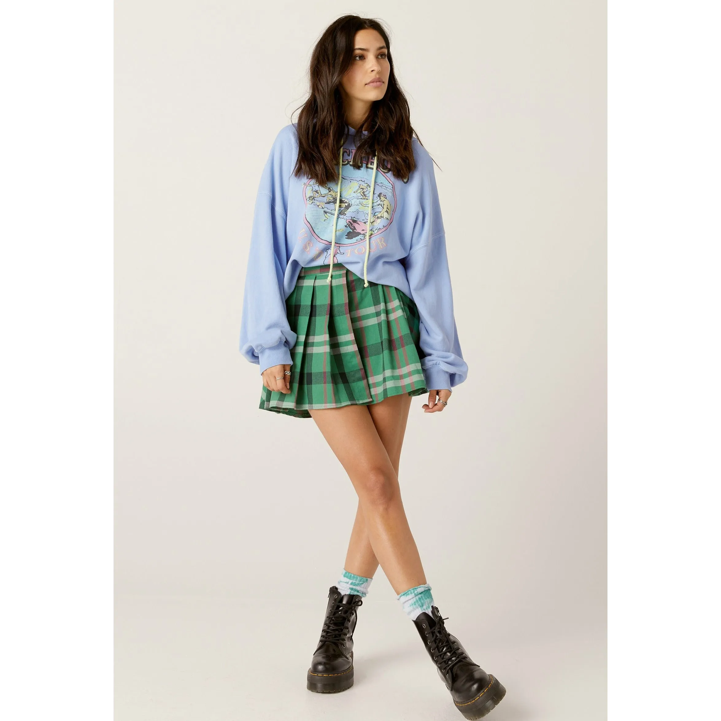 The Beach Boys Us '80 Tour Oversized Hoodie